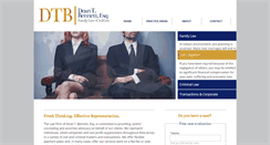 Desktop Screenshot of dtblawfirm.com